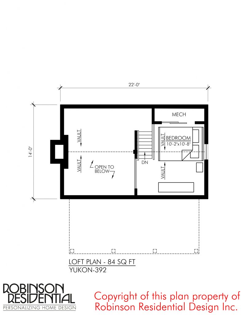 Yukon - 392 Loft Plan | Floor Plan